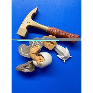 Jurassic Park raptor hatchling Mini Toy Fossils Bones Kids Toy